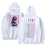 Respeto Tini Stoessel Sweat À Capuche Tini Tour Merch Pop Graphique Imprimé Tini Stoessel Unisexe Tendance Décontracté Vêtements De Rue XS-3XL-Black||XS