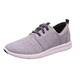 TOMS New Del Ray Sneaker Grey Diamond Melange 7.5 Womens Shoes
