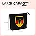 VKKOEWL Germany German Football Soccer Flag Makeup Bags Large Capacity Travel Makeup Pouch Zipper Cosmetic Bag For Women