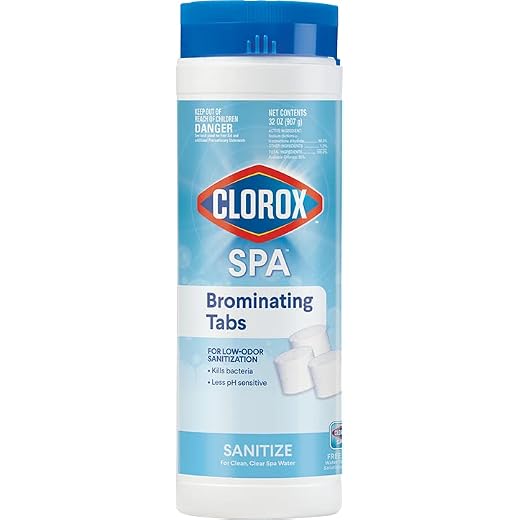 Clorox Spa 20001CSP Brominating Tablets, 1.5-Pound