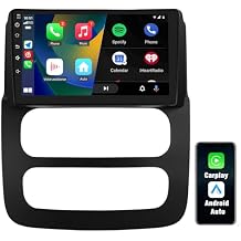 Car Stereo for Dodge RAM 2002-2005 1500 2500 3500, Android 13 9 Inch Touch Screen Car Radio with Wireless Carplay Android Auto GPS WiFi FM Bluetooth DSP [2GB+64GB]