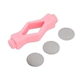 Lwuey Front Load Washer Door Prop, Washing Machine Door Prop Stopper Flexible Mouth Shape Strong Washes Doors Stoping Props Prevent Accidental Closing Keep Dry for Home with 3 Adhesive Sheets(Pink)