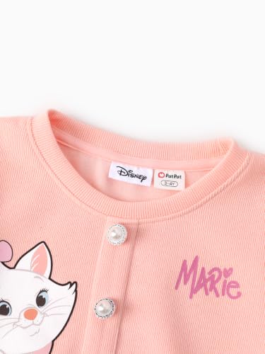 Image of Disney Girl 2 Piece Birthday Party Outfit Knit Top & Tweed Skirt Set 2-13Y