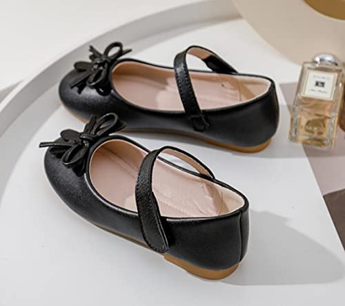 Girls Ballet Flats Bowknot Mary Jane School Wedding Party Flat Shoes3