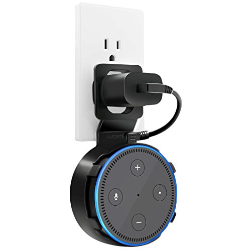Echo Dot Wall Mount, A Space-Saving Dot Accessories for Dot (Black 1-Pack)