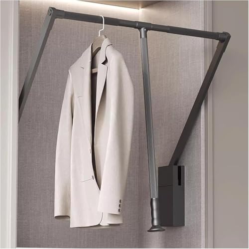 Lève-linge réglable de qualité supérieure pour placard marron robuste de 890 x 1200 mm