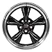 OE Wheels FR01 17 Inch Rim Fits Mustang Bullitt Style 5x114.3 17x8 Gloss Black Machined Lip - Hollander 3448 (1)