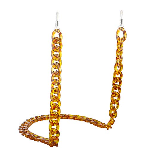 Gracelife Resin Leopard Eyeglass Chain Sunglasses Holder Eyewear Retainer Strap (Leopard #023)