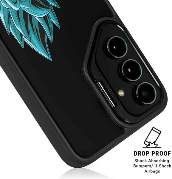 Skinit Kickstand Phone Case Compatible with Galaxy S25 FE - Officially Licensed Dragon Ball Super Goku Design
