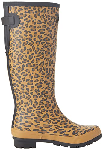 Joules Women's Rain Boot, Tan Leopard, 7 #TOP5