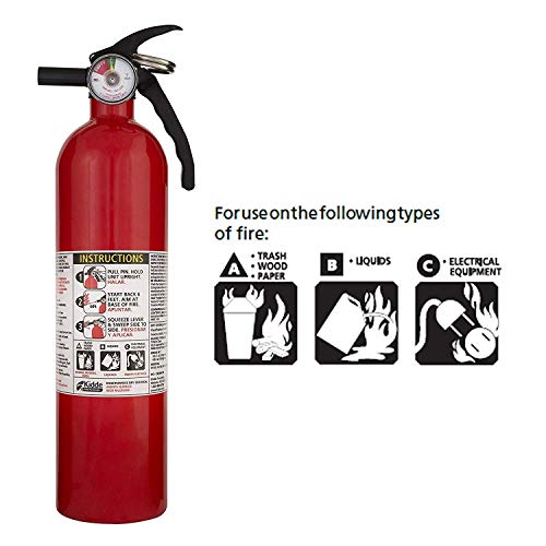 Kidde FA110 Multi Purpose Fire Extinguisher 1A10BC - 5 Pack