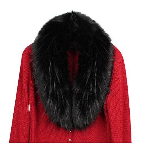 KateMiss Damen Schal Winter Mode Casual Solid Plüsch Hut Streifen Doppelzweck Falscher Kragen Großer Wollkragen Schal Cover