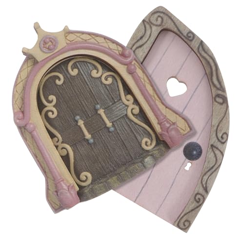Porte féerique en bois YRYRYW le cadeau d'ornement miniature parfait pour l'éveil des garçons