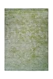 ReiseGut Teppich Wohnzimmer Carpet Modern Design Luxury 110 Rug Unifarbe Muster Viskose 160x230 cm Grün/Teppiche günstig online kaufen