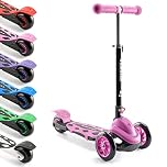 ToyStar Cruise 3 Wheel Tri Scooter, Easy Folding System, Height Adjustable Handlebars, Tilt To Turn Steering, Kids Aged 3+ Years