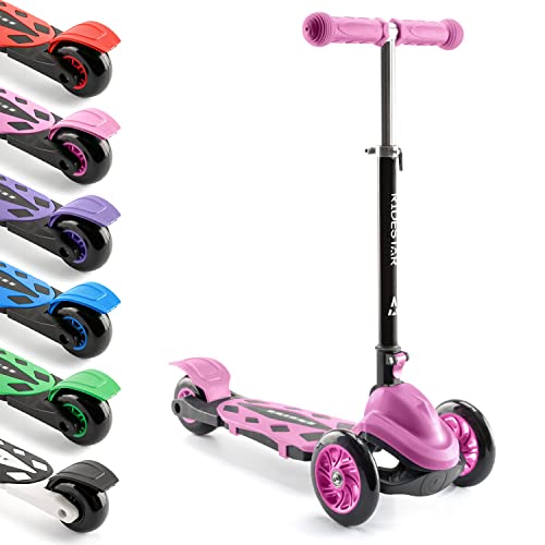 RideStar Cruise Kids 3 Wheel Scooter Pink