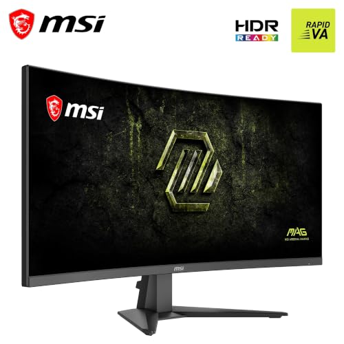 Écran PC MSI MAG 346CQDF E20 34 UWQHD 200Hz VA Courbé 0 5ms HDR Ready Adaptive Sync - vue 4