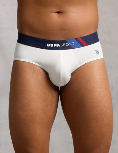 Image of U.S. Polo ASSN. Men's Nylon Micro Fibre Sports High Stretch Underwear Briefs