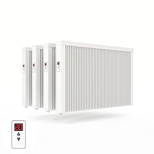 Evarmo Areo Direct 4x Elektroheizkörper Set Wandmontage