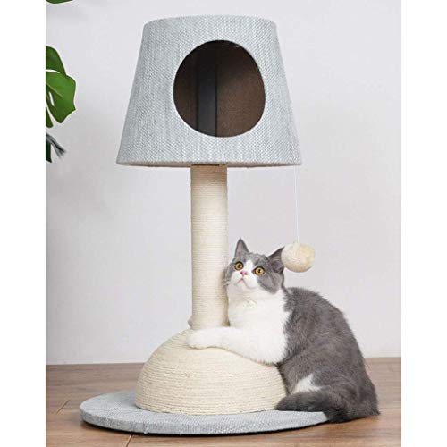Post de grattage de chat avec arbre en corde de chanvre naturel - 8