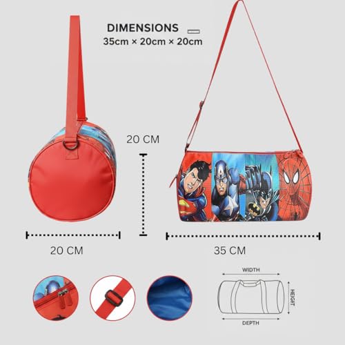 Image of Stylbase Kids Duffle Travel Bag | Durable Lightweight Polyester Sports & Gym Kids Luggage Carry Bag for Boys & Girls | Travelling Bag for Swimming, Dance, School & Weekend Trips