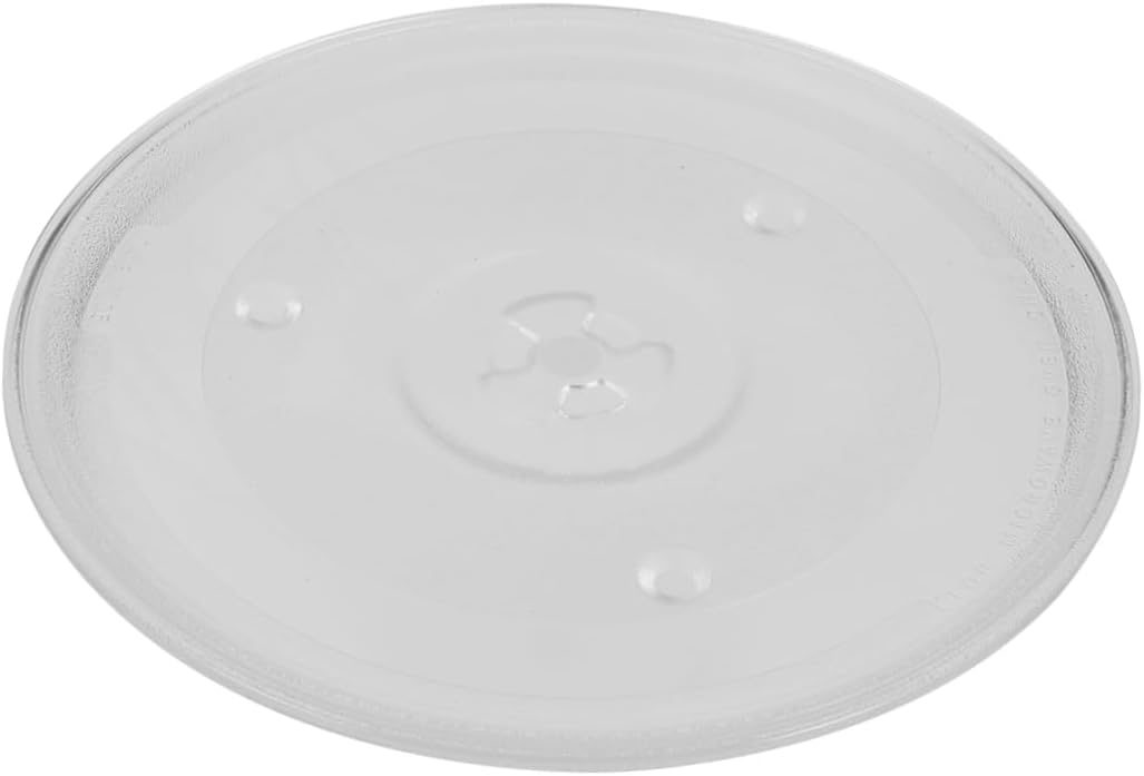 PRETYZOOM Microwave Glass Plate Turntable Replacement for Oven Easy to Clean Heatproof