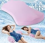 Fledano Lumbar Support Pillow for Bed – Floor Pillows & Cushions - Memory Foam Lower Back Pain Relief Pillow for Sleeping, Ergonomic Lumbar Pillow for Side & Back Sleepers, Sciatica & Hip Pain Relief