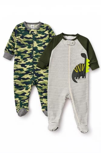 Image of TuddyBuddy 100% Cotton Multi Color Zipper Romper Sleepsuit /Romper /Jumpsuit for Baby Boy & Baby Girl