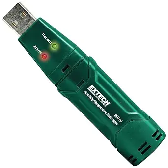 Extech RHT10 Humidity and Temperature USB Datalogger, 16,000 Points