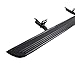 Running Board Compatible with 2003-2012 Land Rover Range Rover (NOT FIT Sport), Factory Style Brushed Silver Rubber Black Side Step Bars Extensions by IKON MOTORSPORTS, 2004 2005 2006 2007 2008 2009