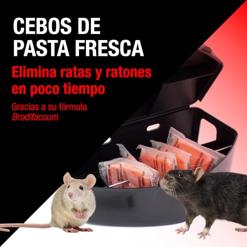Miniatura 8 de Protect Home Atrayente De Ratas Y Ratones, En Formato Pasta De Alta Eficacia Y Atracción, Zonas Interiores Y Despensas, Ratas Y Ratones
