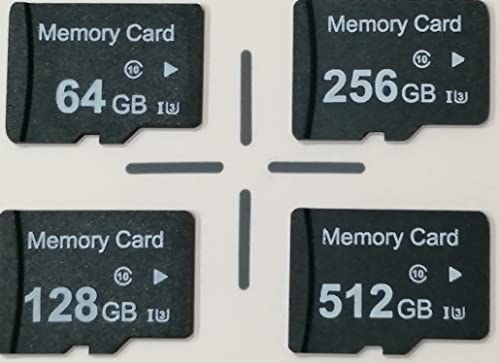 Tarjeta de memoria MicroSD de 512GB de alta velocidad C10 U3 para grabación continua