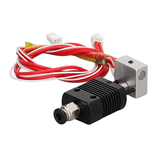 Baxnore Impresora 3D Extrusora Hotend Direct Drive Extremo calefactor de repuesto de alto rendimiento con termistor de 100 K para Anet ET4 ET4X ET4 PRO 24 V 40 W Aluminio Acero ino