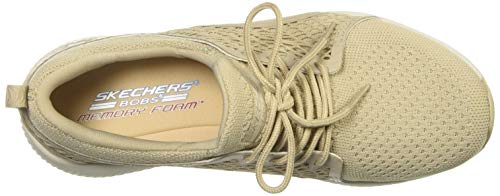 Tênis Bobs Squad - Pocket Ace, Skechers, Feminino, Creme, 34