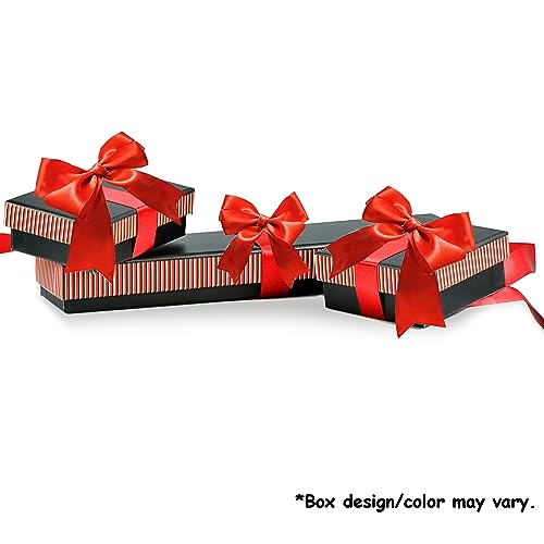 B. BRILLIANT Sterling Silver Created Ruby Marquise-cut Tennis Bracelet for Women Girls with Jewelry Gift Box - Image 5