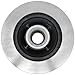 ACDelco Silver 18A874A (19241872) Non-Coated Front Disc Brake Rotor and Hub Assembly