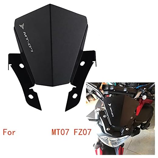 Biltillbehör Passar till Yamaha MT-07 MT07 FZ07 FZ-07 2013 2014 2015 2016 2017 Motorcykel Vindruta Motorcykel Fram Vindruta Skyddsvindbäddare Motorcykel tillbehör