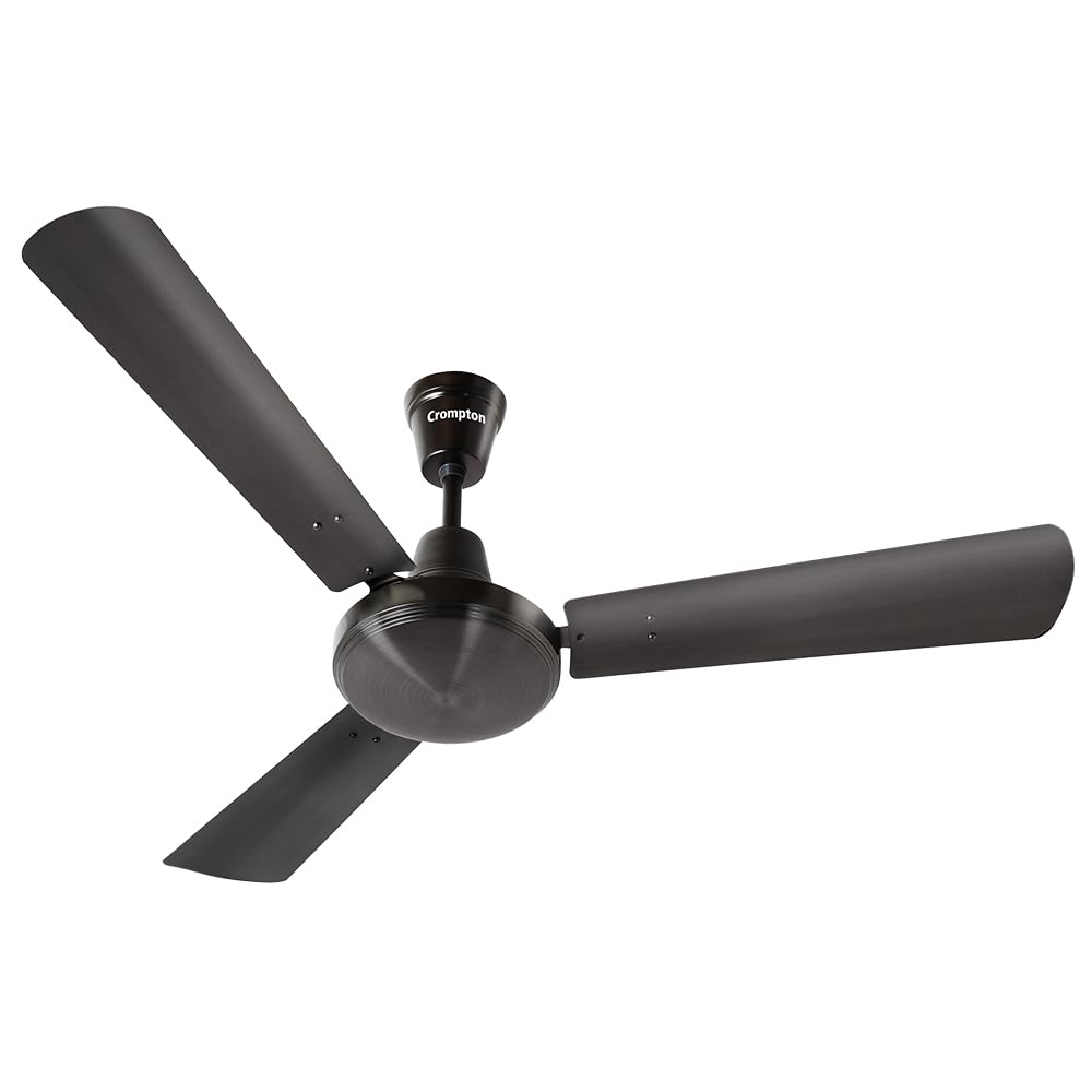 Crompton LUXIAN CAIRO 1200 mm (48 inch) Electroplated Decorative Ceiling Fan (Black Nickel) Star rated energy efficient fans-image-19