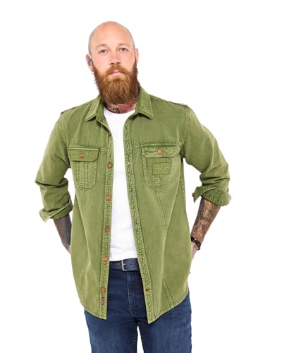 Chemise verte brodée Joe Browns homme pour vos sorties et soirées d'été