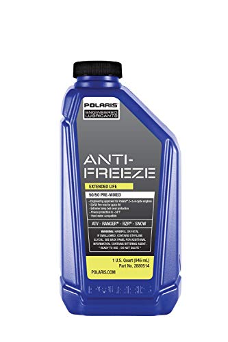Polaris 50/50 Premix Extended Life Antifreeze and ORV Aluminum Cooling Systems, 2880514, 1 Quart
