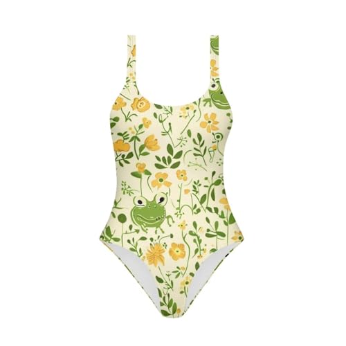 Image of YEXIATODO Kids One Piece Swimsuit for Teen Girls Womens Bathing Suit High Waist Bikini Set Girls Swimsuit for 7-18 Years Old