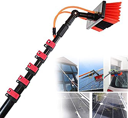 Brosse télescopique à eau extensible jusqu'à 11m pour toits de véranda