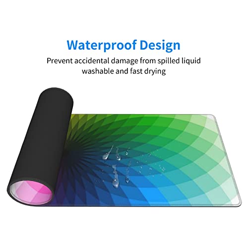 Tapis de souris imperméable et lavable avec base caoutchouc stable - 5