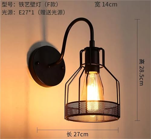 Lámpara de pared decorativa con bombilla de 4W incluida, modelo Tipo B de interior 3