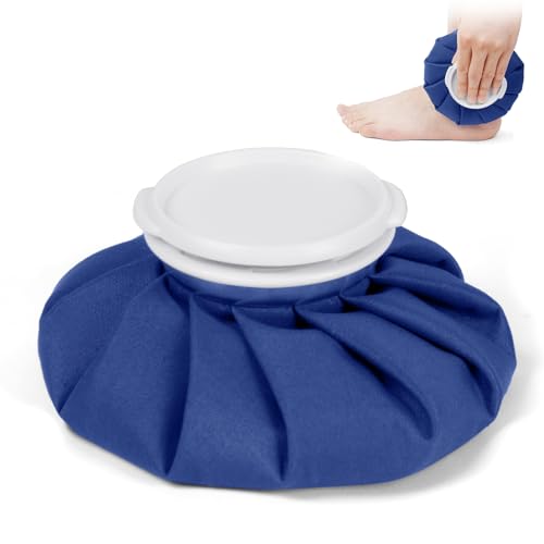 AOOWU Bolsa de Hielo Reutilizable, Bolsa de Hielo, Bolsa de Hielo de Emergencia en Frío y Calor para Lesiones, Terapia Caliente y Fría y Alivio Del Dolor, Hinchazón (13 cm)