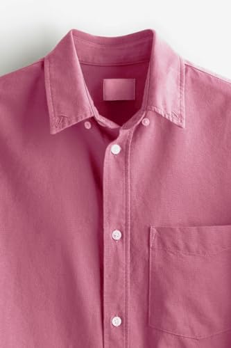 Image of BE ACTIVE Men's Oxford Cotton Lycra Casual Shirt || Men Stylish Shirt || Full Sleeves || Simple Shirt for Men || Timeless Style & Comfort