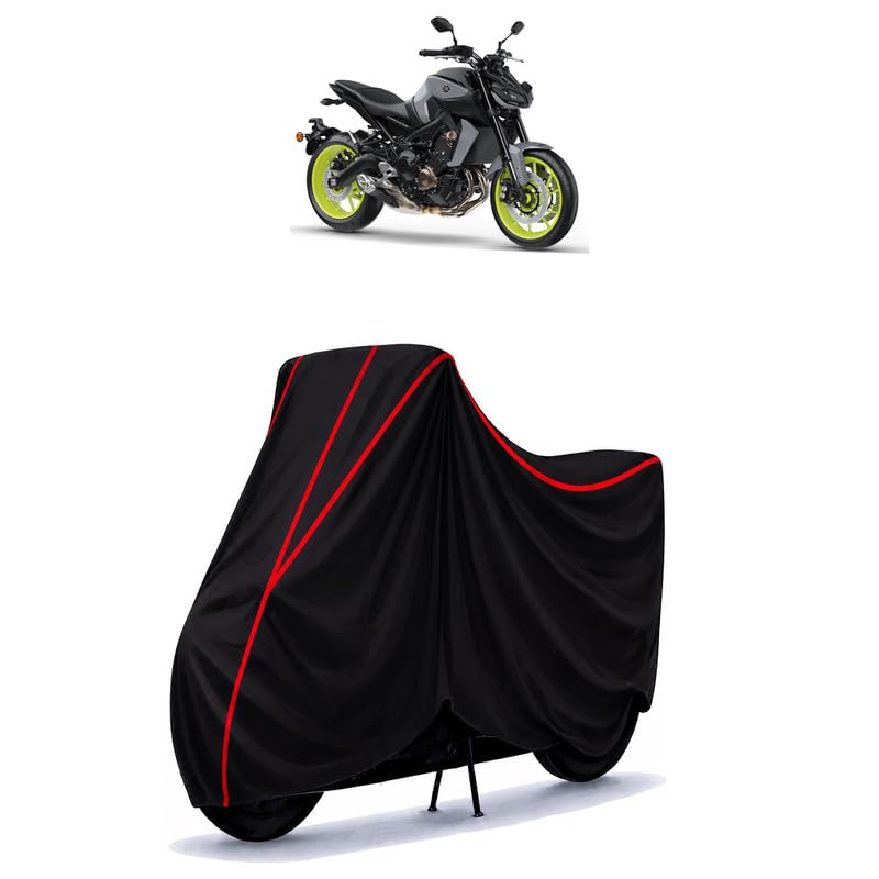 Image of MT 15 200 Cc Water Resistant Bike Cover for All Motorcycles & Rain | Heavy Duty Taffeta Fabric | UV Protection, Dustproof, Scratchproof | All Weather Two Wheeler Body Cover with Elastic Bottom