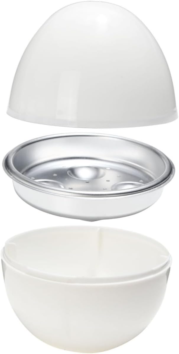 PRETYZOOM 2pcs Round Shape Microwave Capacity Cooker Automatic Temperature Control for Home Cooking