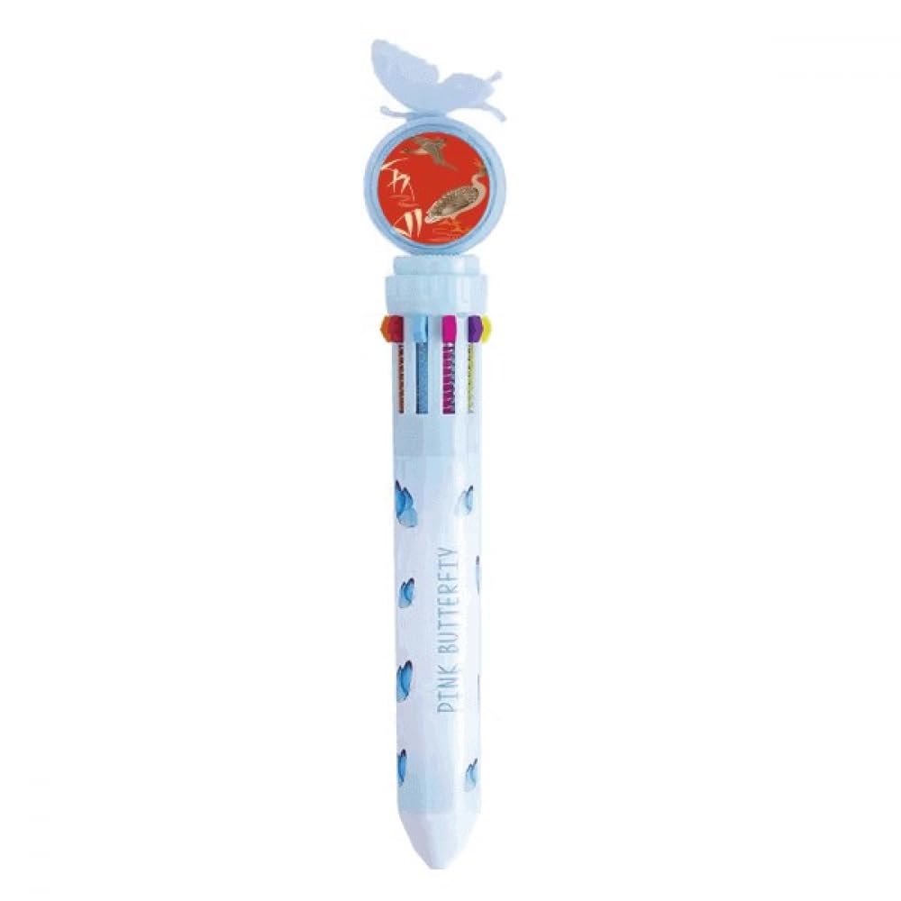 Stylo à bille rétractable multicolore esthétique japonaise rouge un cadeau idéal