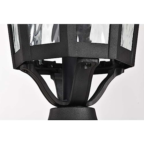 Nuvo 60/5943 East River 1-Light Outdoor Post Lantern, Matte Black #TOP6